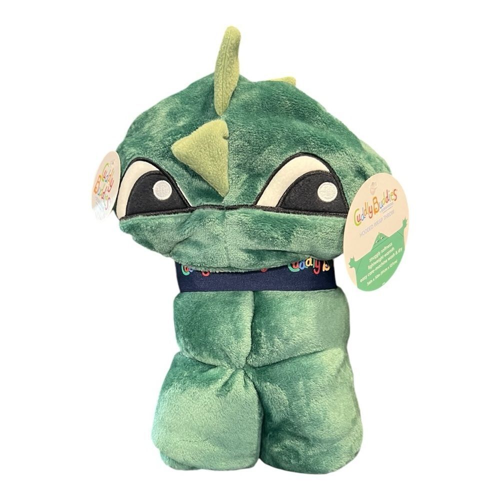 NWT Kids Berkshire Blanket Cuddly Buddy Plush
Hooded Character Throw -Dinosaur